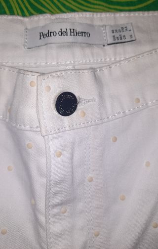 Pantalones Pedro del Hierro blancos