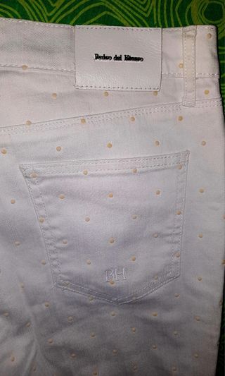 Pantalones Pedro del Hierro blancos