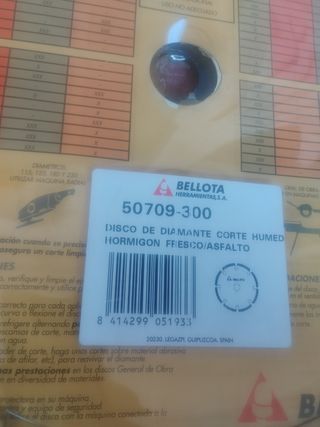 Discos radial diamante de 230 y 300
