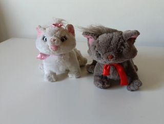 Peluches Aristogatos: Marie y Berlioz