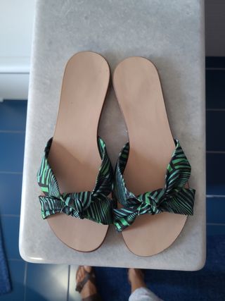 Ciabatte estive - tela, n. 37