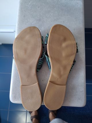 Ciabatte estive - tela, n. 37