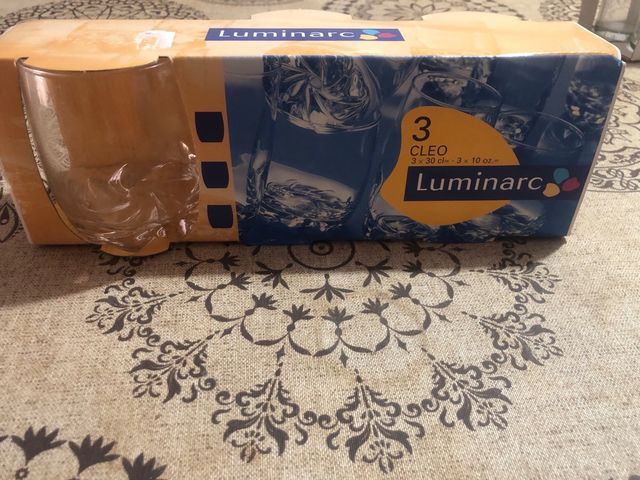 3 Vasos Luminarc Cleo 330ml