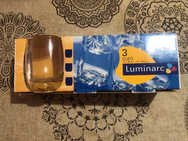 3 Vasos Luminarc Cleo 330ml