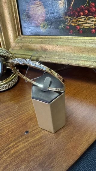 Brazalete oro 18 kl azul - Joya elegante
