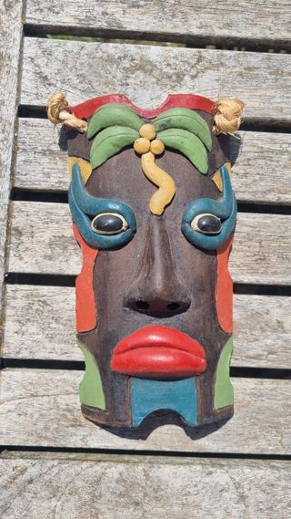 Máscara artesanal Brasil