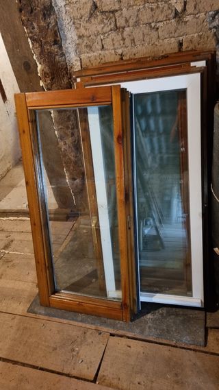 Ventana interior blanca - 1 ud.
