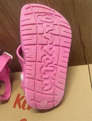 Sandali bimba rosa Dr. Martens