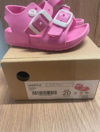 Sandali bimba rosa Dr. Martens