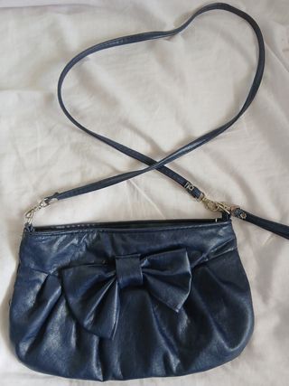 Bolso bandolera azul marino