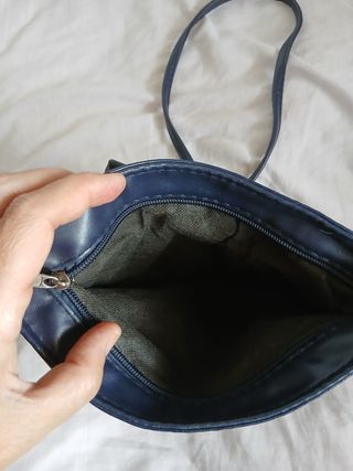 Bolso bandolera azul marino