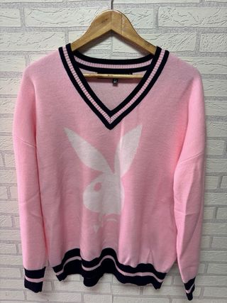 Suéter Playboy rosa talla M