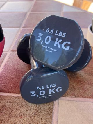 Kettlebell 8kg + Mancuernas 2kg y 3kg