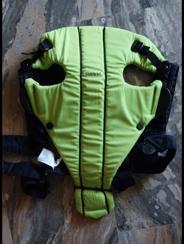 Marsupio BabyBjorn neonato verde