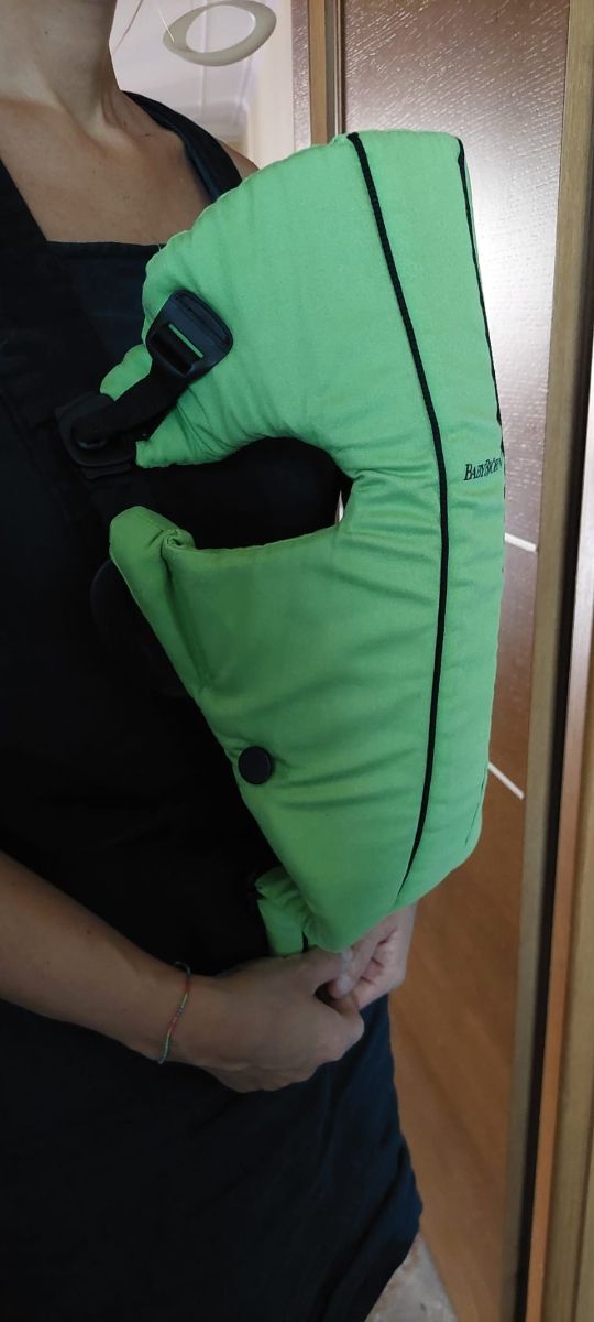 Marsupio BabyBjorn neonato verde