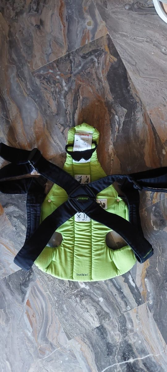 Marsupio BabyBjorn neonato verde