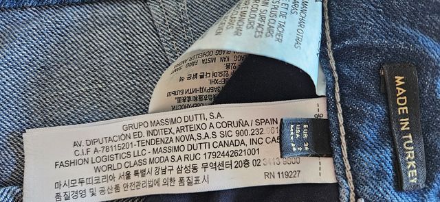 Vaqueros Massimo Dutti - Azul