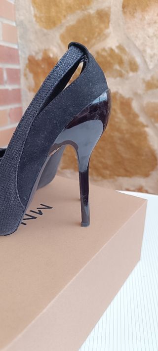 Zapatos tacón negros - Talla 35