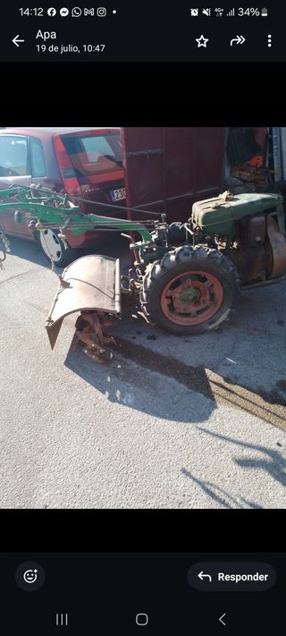 Motocultor 18cv - y maquina de sofatar