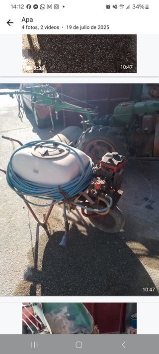 Motocultor 18cv - y maquina de sofatar