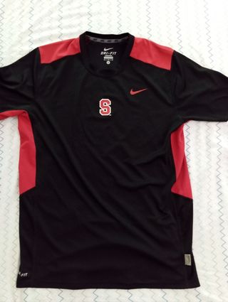 Maglietta Nike Dri-FIT Stanford rossa e nera