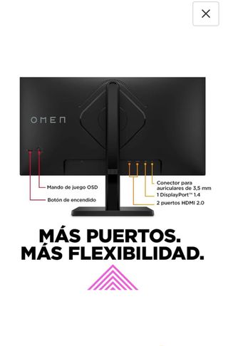 Monitor HP Omen 165 hz con supporto da tavolo