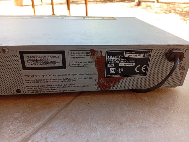 Reproductor DVD Sony DVP-NS300