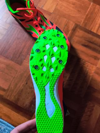 Zapatillas running Junior - Naranja-Verde