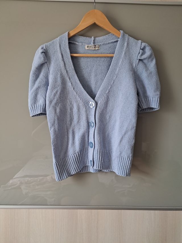 Chaqueta Stradivarius azul, S