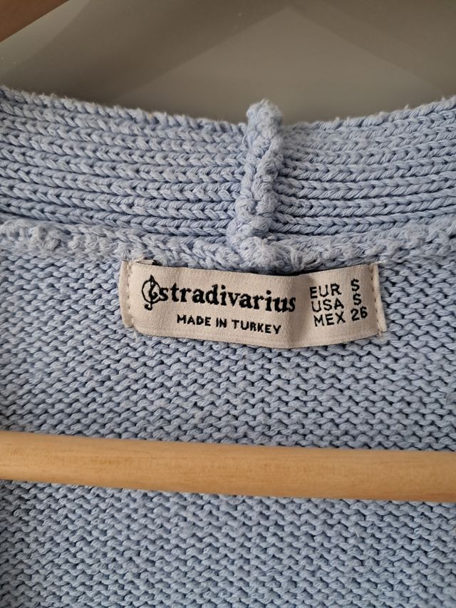 Chaqueta Stradivarius azul, S