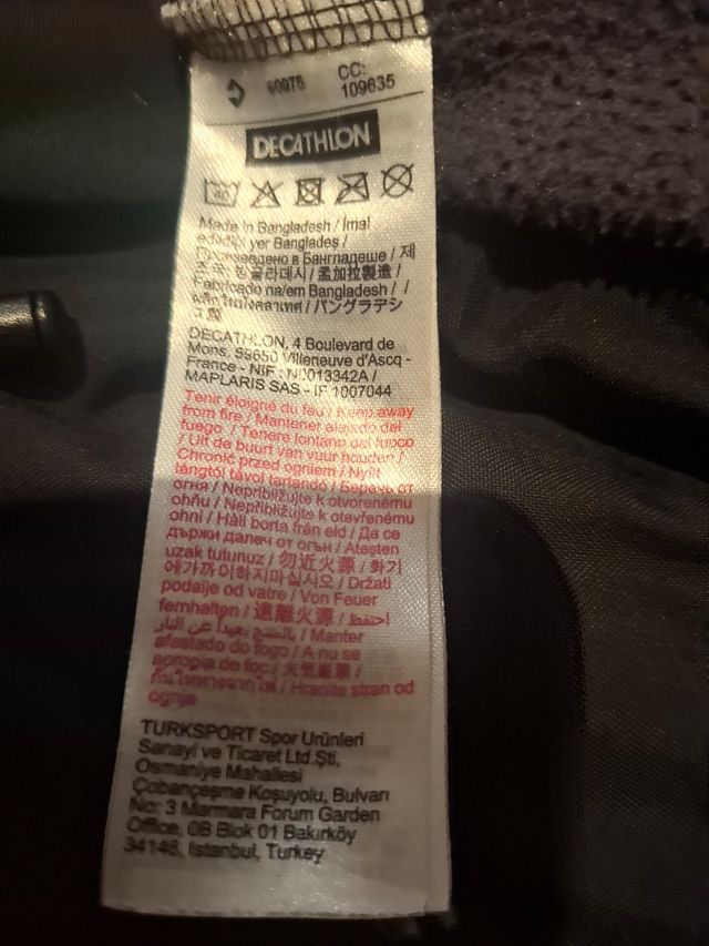 Chaquetón Quechua gris