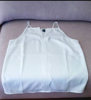 Blusa blanca Shein tirantes