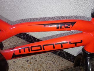 Bicicleta niño MONTY 12" roja