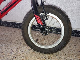 Bicicleta niño MONTY 12" roja