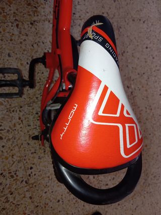 Bicicleta niño MONTY 12" roja