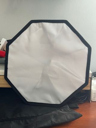 Diffusore flash a slitta fotocamera 