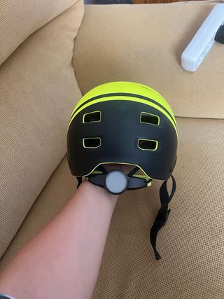 Casco bici niño B'Twin amarillo