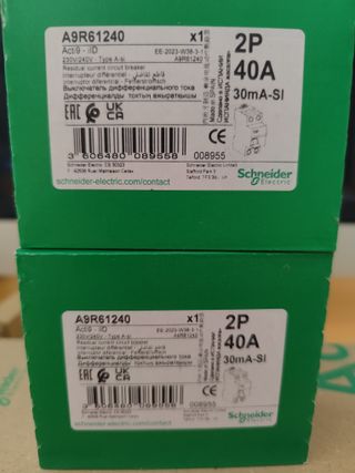 2 Diferencial 2P 40A 30mA superinmunizado 2x40