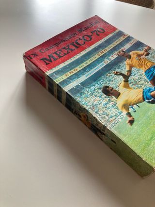 Libro Mundial de fútbol México 70 