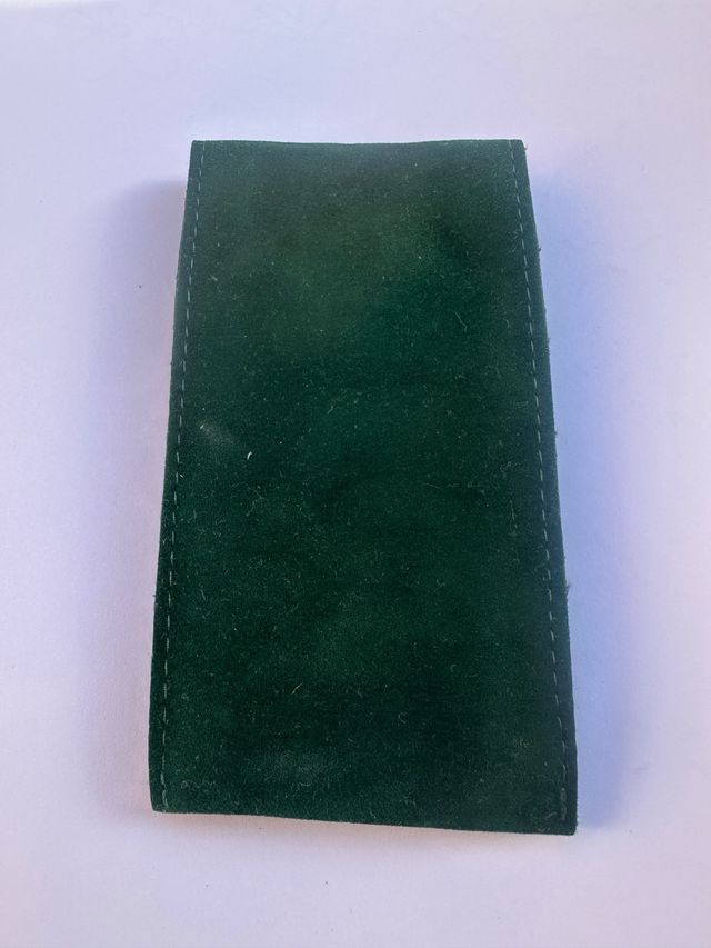 Bolsa Rolex viaje - Terciopelo verde