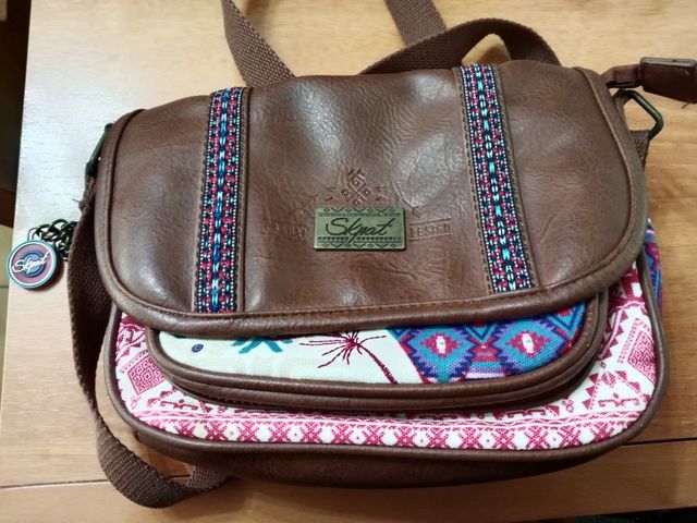 Bolso Skpat marrón multicolor