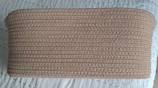 2 Cestas Beige algodón Maisons du Monde