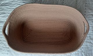 2 Cestas Beige algodón Maisons du Monde