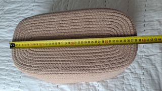 2 Cestas Beige algodón Maisons du Monde