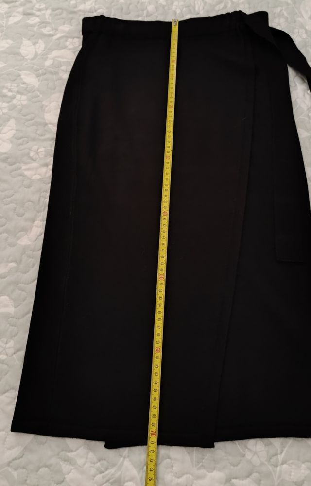 Falda midi punto  Massimo Dutti