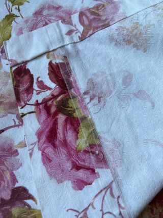 Estor  flores rosa-blanca