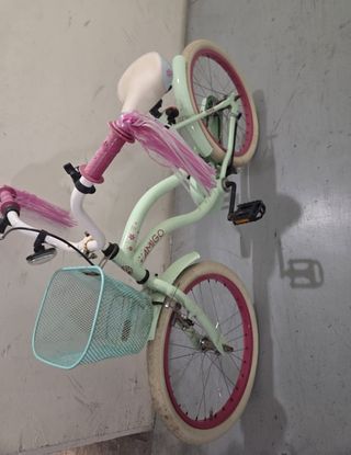 Bicicleta niña 20" verde menta