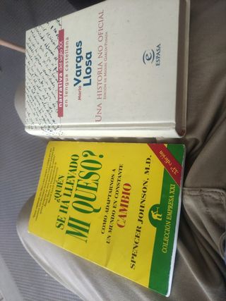 Libros Vargas Llosa & Quién se ha llevado mi queso