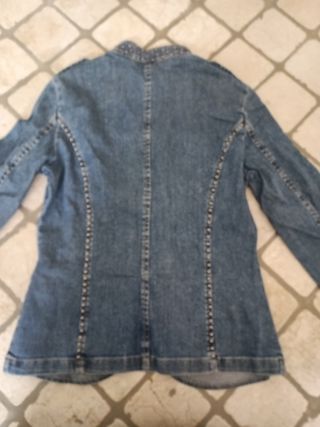 Giacca Jeans bimba decorata