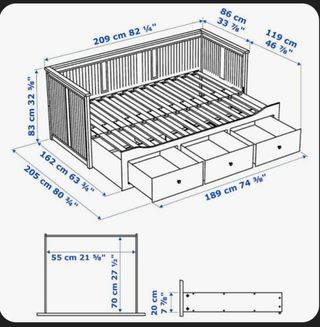 Cama IKEA - Branco PREÇO NEGOCIÁVEL 